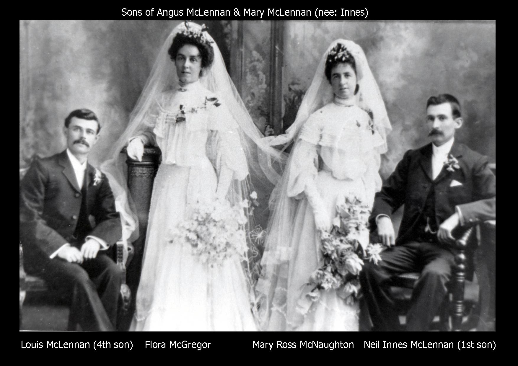 Photo of photos/Neil and Loius McLennnan sons of Angus and Mary McLennan